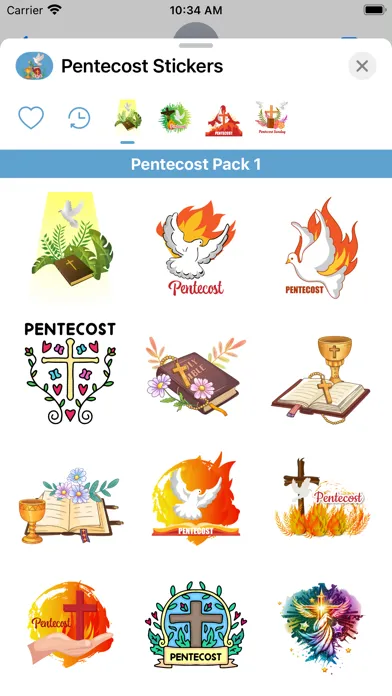 Pentecost iStickers 스크린샷