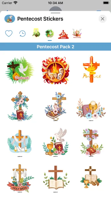 Pentecost iStickers 스크린샷