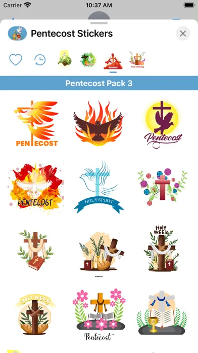 Pentecost iStickers 스크린샷