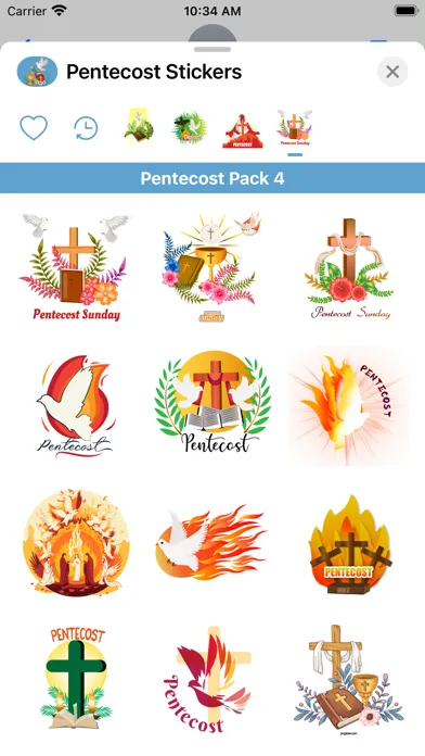 Pentecost iStickers 스크린샷