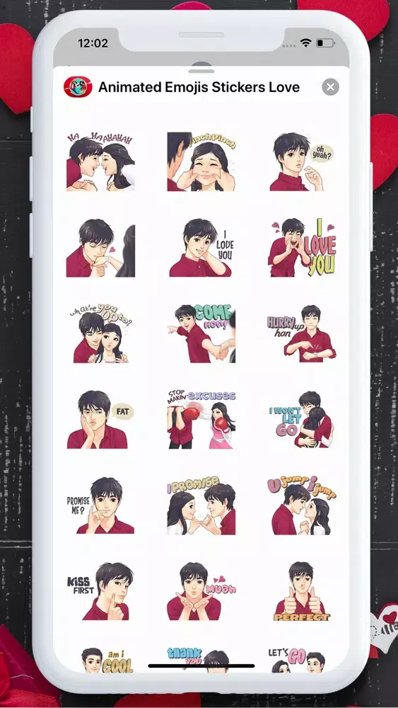 Animated Emojis Stickers Love Ekran Görüntüleri