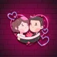 Animated Romantic Story Love