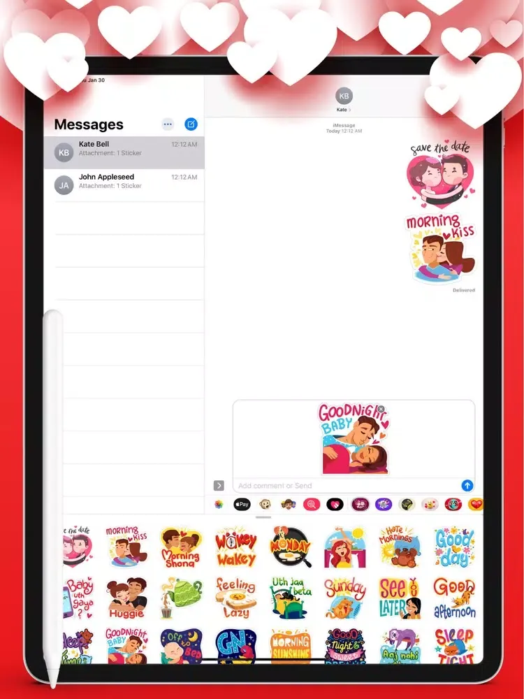 Animated Romantic Story Love iPad  স্ক্রিনশট