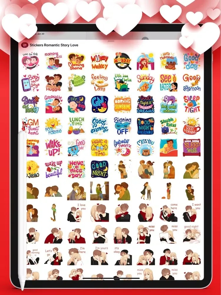 Animated Romantic Story Love iPad  স্ক্রিনশট