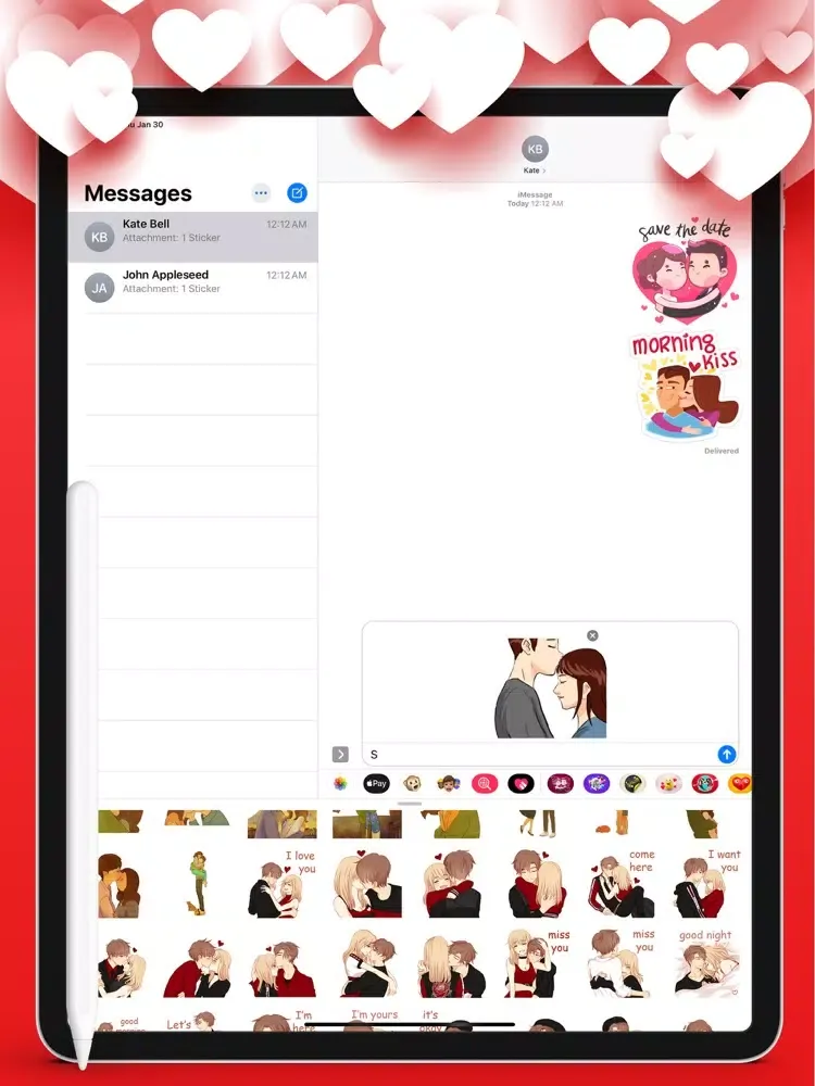 Animated Romantic Story Love iPad  স্ক্রিনশট