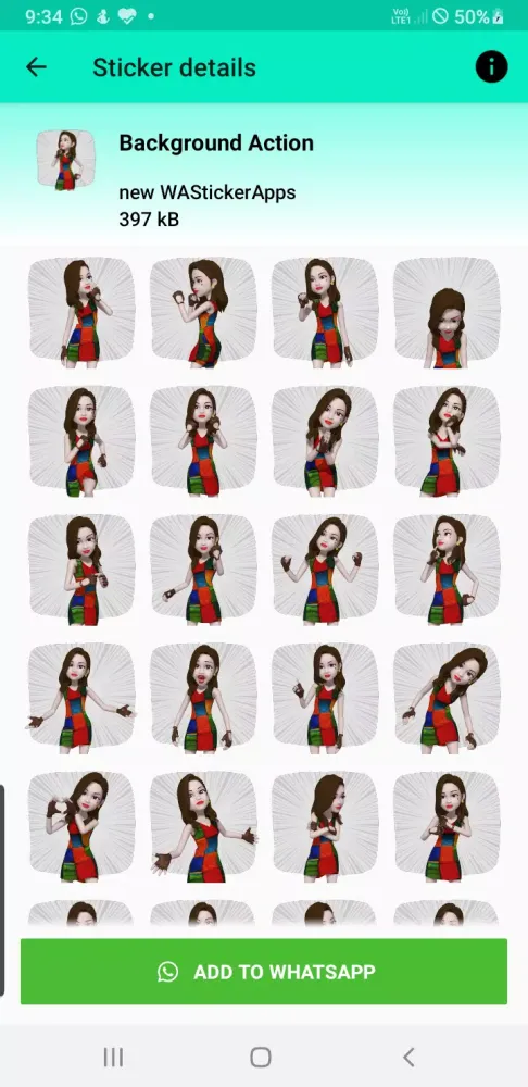 Скриншоты 3d emoji stickers for whatsapp