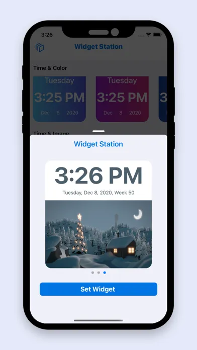 Zrzuty ekranu Widget Station