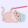 Alien Cat Animated Stickers