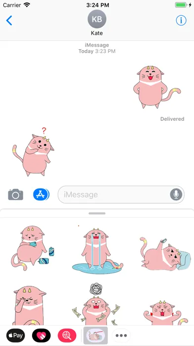 صور Alien Cat Animated Stickers