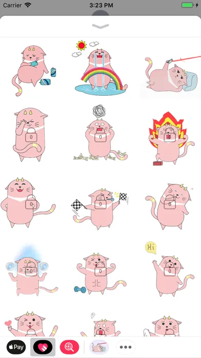 صور Alien Cat Animated Stickers