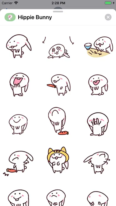 Hippie Bunny Animated应用截图
