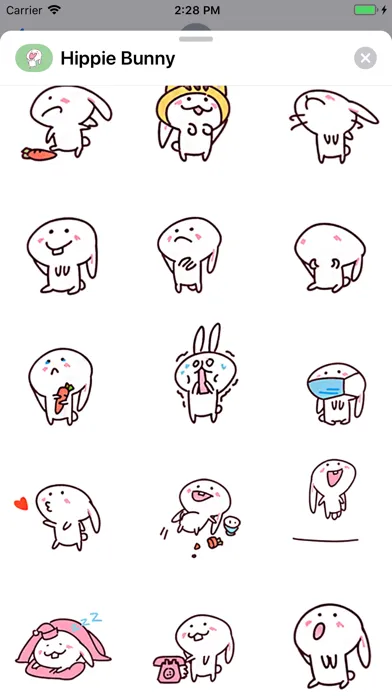 Hippie Bunny Animated应用截图