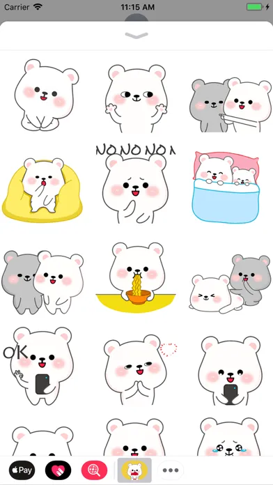 Misa Bear Animated Stickers Screenshots