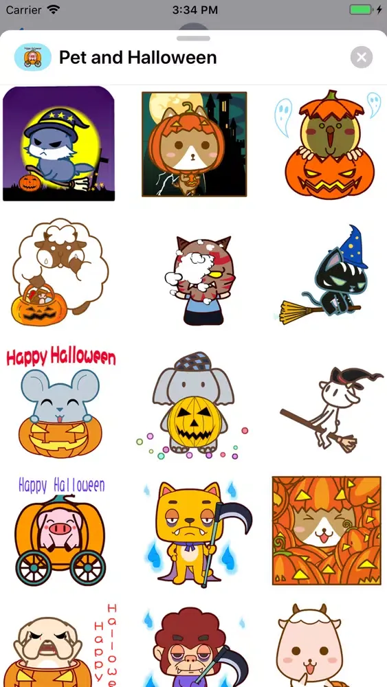 Pet and Halloween Animated Screenshots