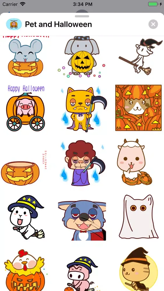Pet and Halloween Animated Screenshots
