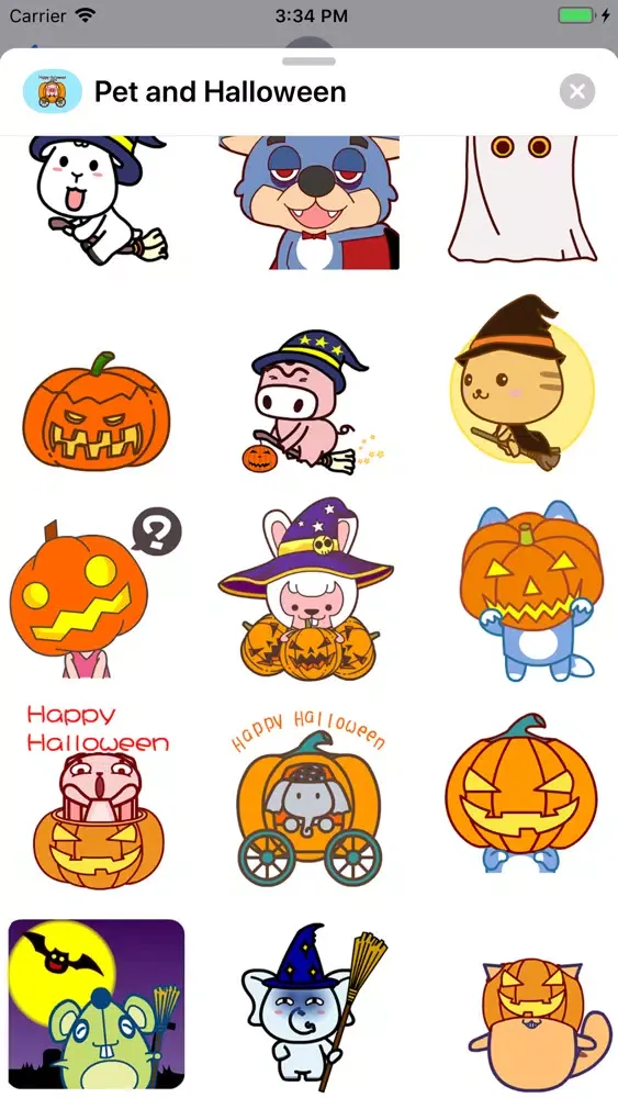 Pet and Halloween Animated Screenshots