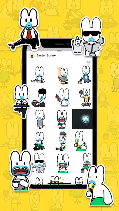 Easter Bunny Animated Stickers Screenshots