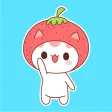 Strawberry Cat Animated