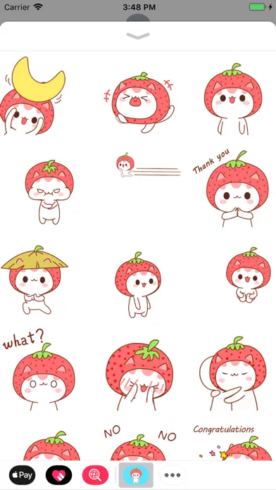 Strawberry Cat Animated Screenshots