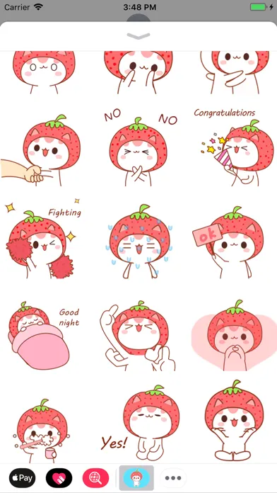 Strawberry Cat Animated Screenshots