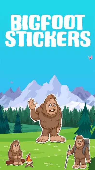 Bigfoot Stickers應用截圖