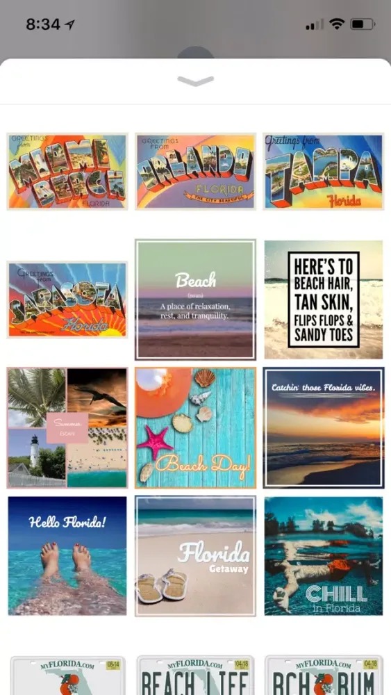 Florida Sticker Pack Ekran Görüntüleri