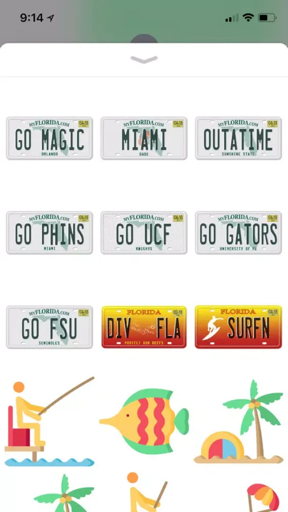 Florida Sticker Pack Ekran Görüntüleri