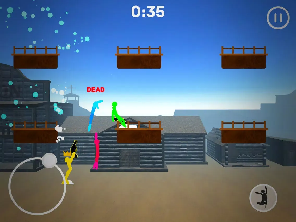 ภาพหน้าจอของ Stickman Fight 3D iPad 