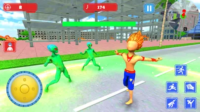 Superhero Fight-Alien Attack سکرین شاٹس