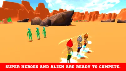 Superhero Fight-Alien Attack سکرین شاٹس