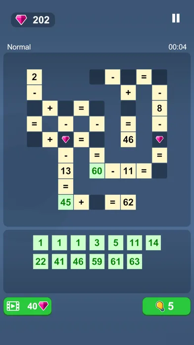 Math Cross Puzzle سکرین شاٹس