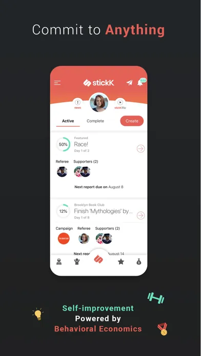 stickK: Goals & Accountability स्क्रीनशॉट