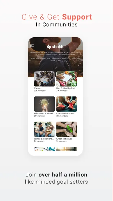 stickK: Goals & Accountability स्क्रीनशॉट