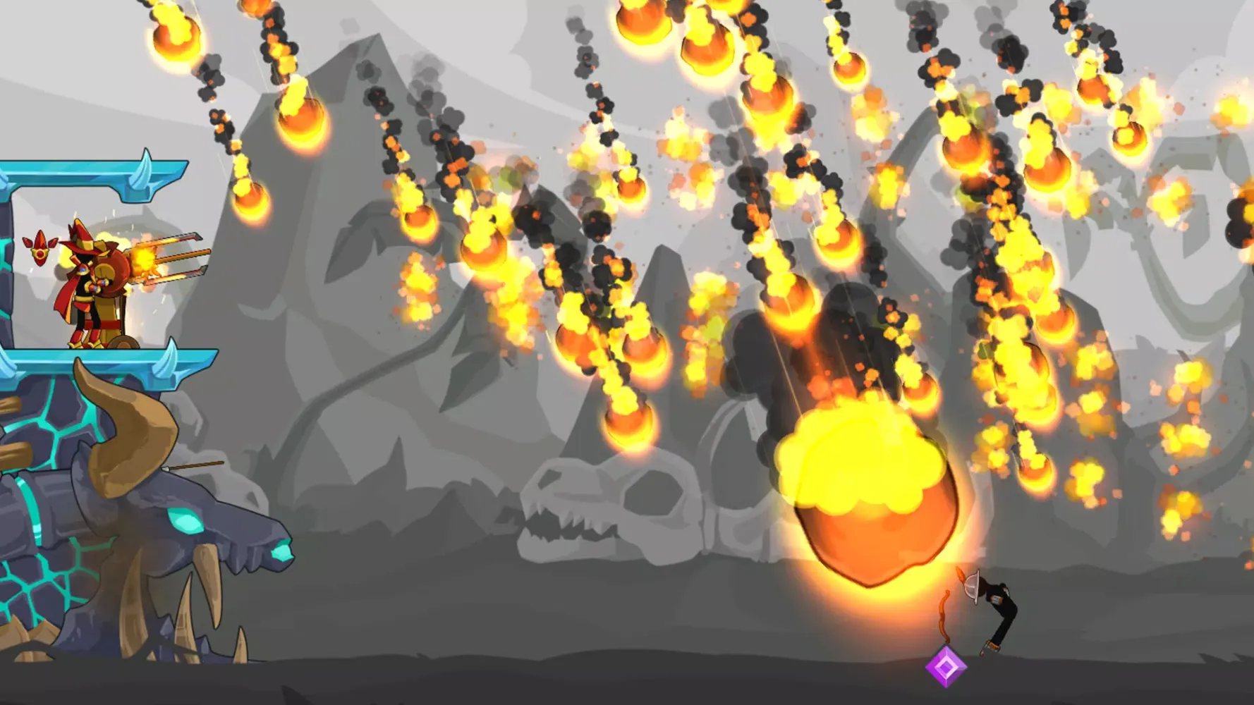 Capturas de tela do Catapult Fight