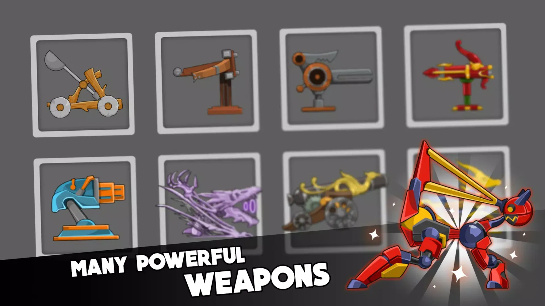 Capturas de tela do Catapult Fight