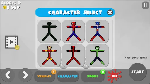 Stickman Destruction 3 Heroes سکرین شاٹس