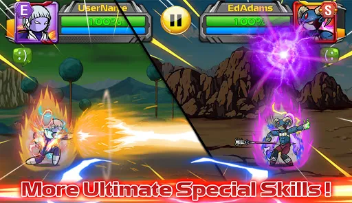 Tangkapan layar Stickman Warriors Legend Fight