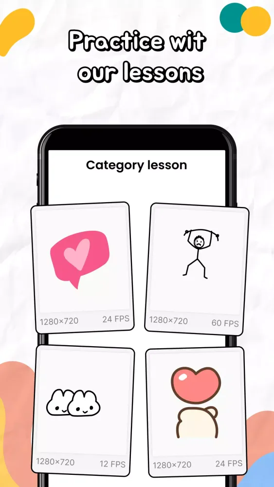 Скриншоты Animaker, stickman animation