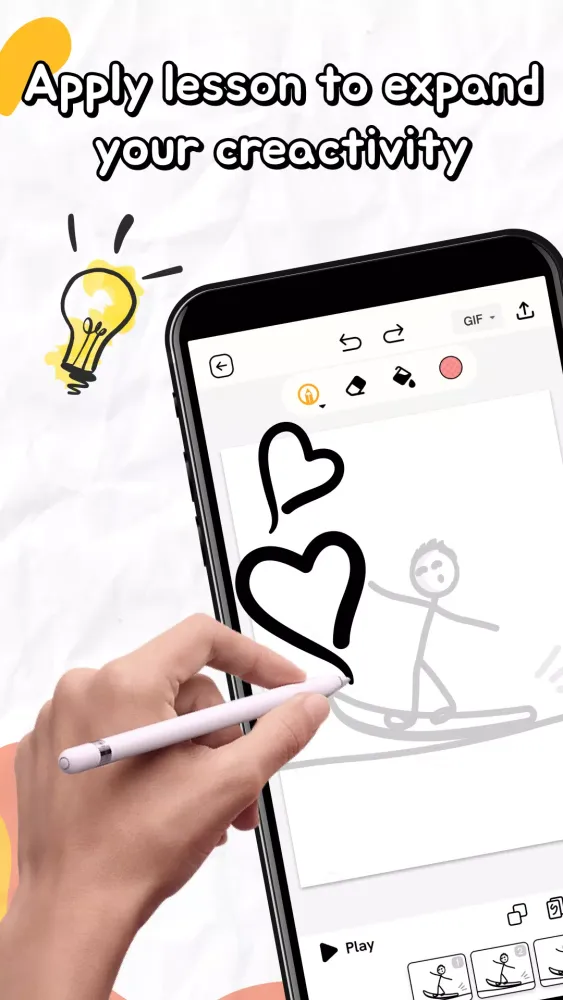 Скриншоты Animaker, stickman animation