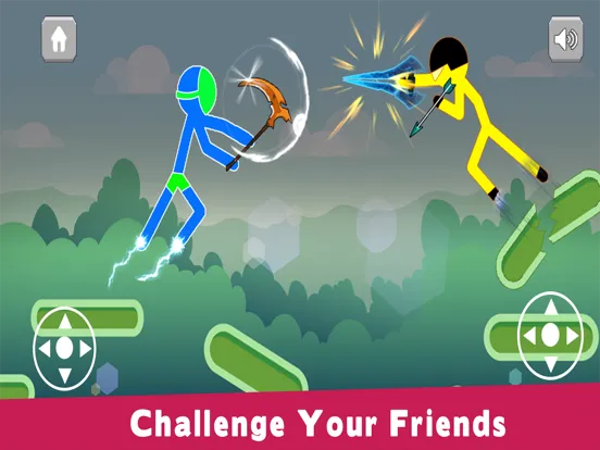 Captures d'écran de Supreme Stickman Craft Fighter iPad 