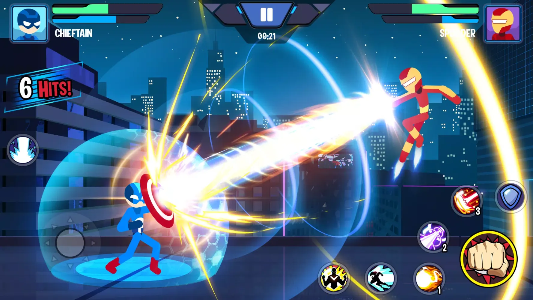 Capturas de pantalla de Stickman Heroes Fight