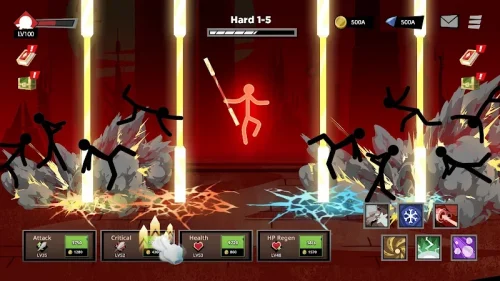 Stickman vs Monster: Idle RPG-screenshot-1