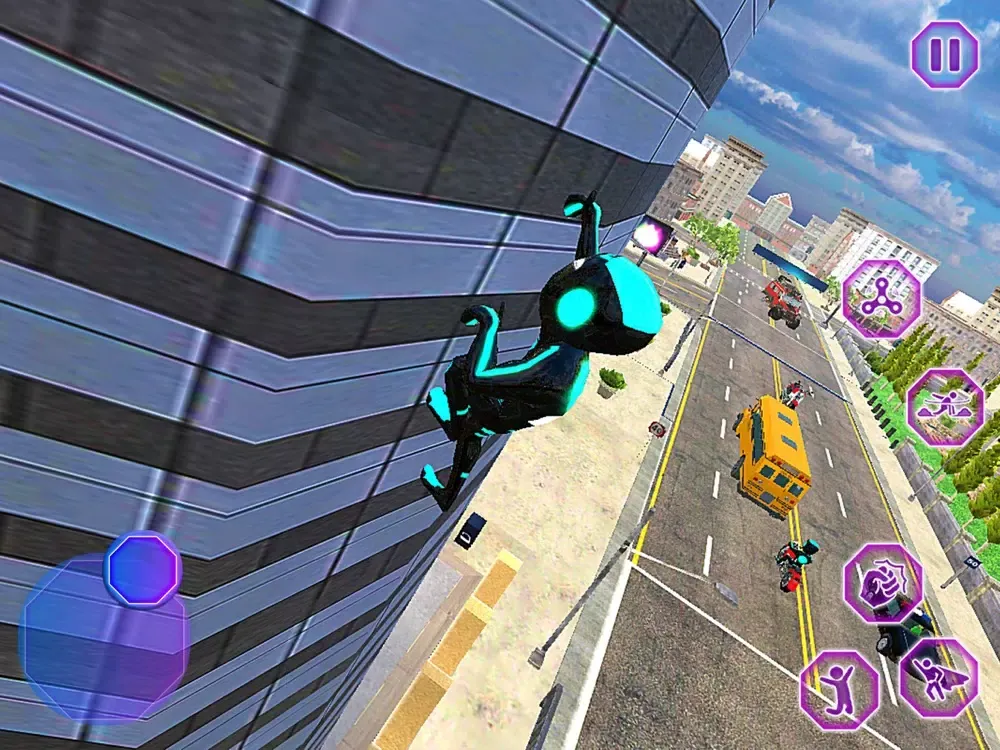 Tangkapan skrin Neon Iron Stickman Superhero iPad 