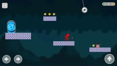Capturas de tela do Stickman Parkour Running Game
