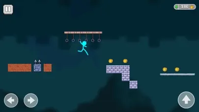 Capturas de tela do Stickman Parkour Running Game