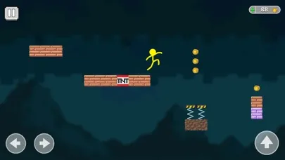 Capturas de tela do Stickman Parkour Running Game