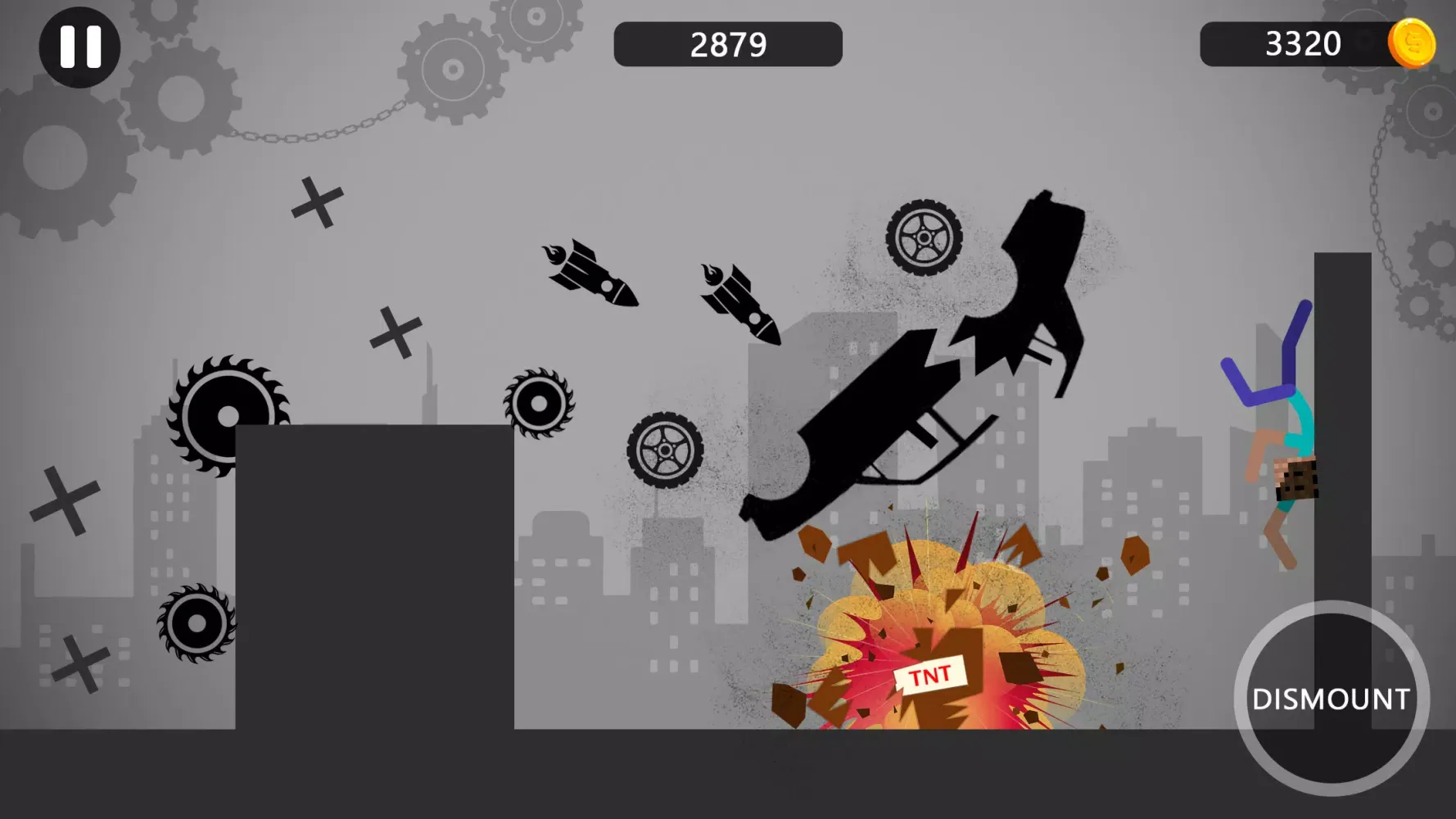 Stickman Ragdoll Dismount Flip Screenshots