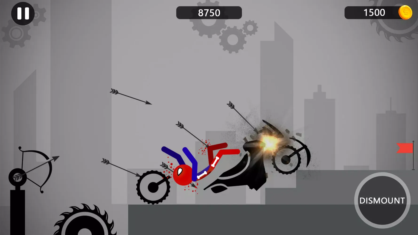 Stickman Ragdoll Dismount Flip Screenshots