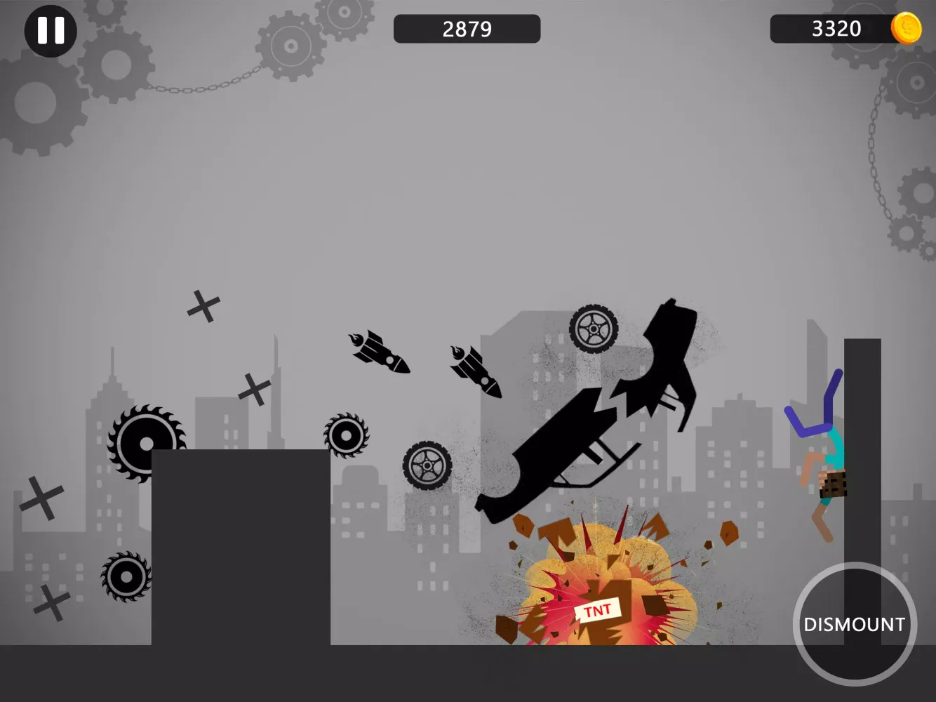 Stickman Ragdoll Dismount Flip Screenshots