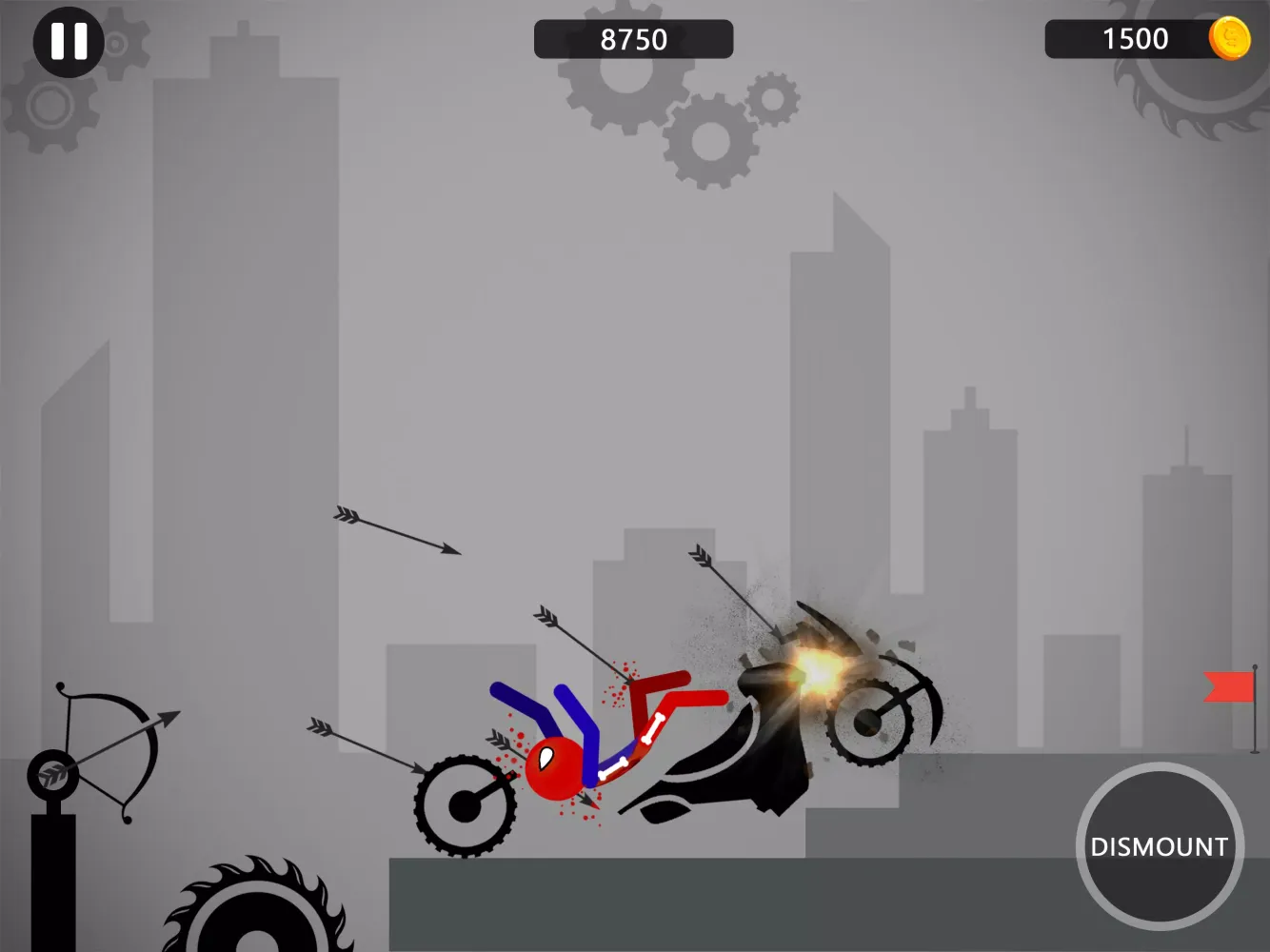 Stickman Ragdoll Dismount Flip Screenshots